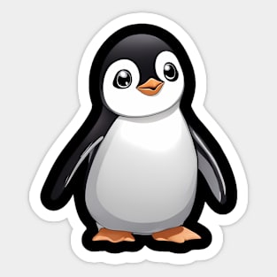 Anime Penguin Sticker